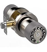 BOTHSTAR Keypad Door Knob with Key,Keyless Entry Door Lock, Code Locks Door Knob, Auto Lock,50 Us...