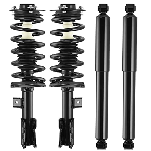 AUTOSAVER88 Front & Rear Pair Complete Quick Struts Compatible with 2007-2010 Chevrolet Equinox, 2008-2010 Saturn Vue