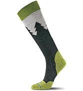 FITS Sierra Light Ski Sock, Merino Wool, Cushion, Moisture-Wicking, Breathable, Odor Resistant, L...