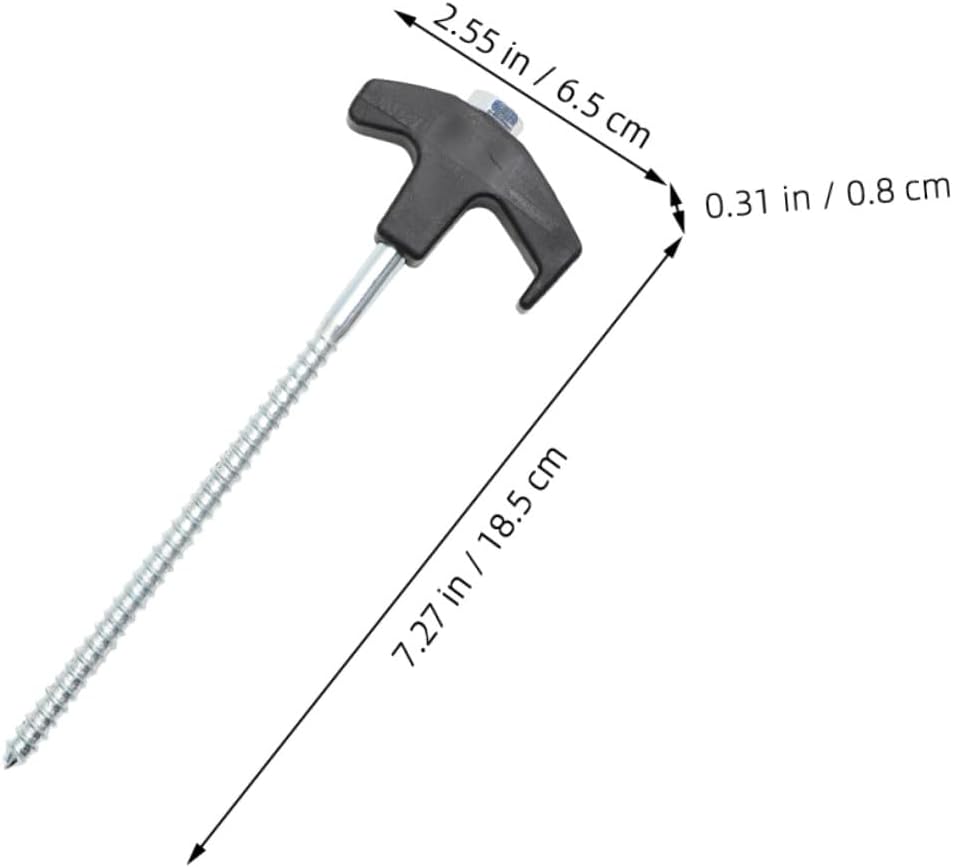 Heavy Duty Tent Stakes and Ground Anchors Steel Tent Pegs 22pcs Set for Camping Outdoor Tarp and Canopy Windproof Yard Stake Kit