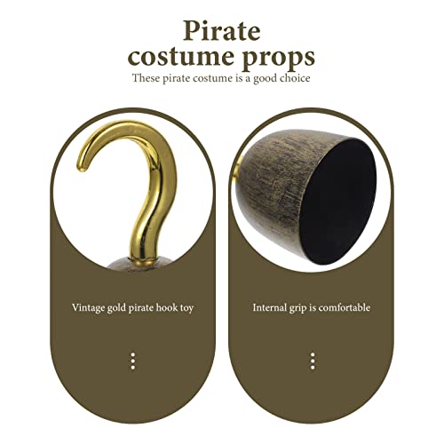 Toddmomy Pirate Hooks,Plastic Hand Costume Accessory for Halloween Christmas Cosplay Party by Toddmomy - Used condition - Image 8