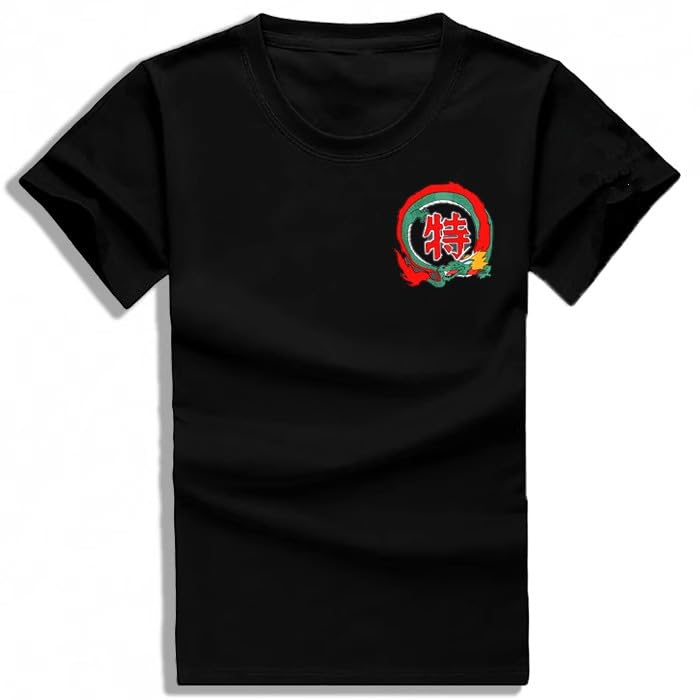 [ROUSKI] 中華一番 小川悦司 復古 アニメ 漫画 Tシャツ 人気 アメリカ 流行 Tシャツ メンズ/レディース 夏服 トップス 半袖 無地 通気性 ファッション ゆったり 丸襟 おもしろTシャツ