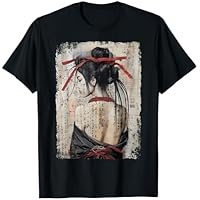 Geisha Asia Japón Mujer Vintage Cultura Tokio Geisha Camiseta