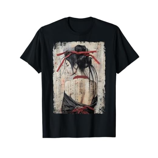 Geisha Asia Japón Mujer Vintage Cultura Tokio Geisha Camiseta