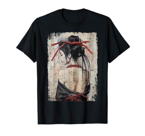 Geisha Asia Japan Frau Vintage Kultur Tokyo Geisha T-Shirt