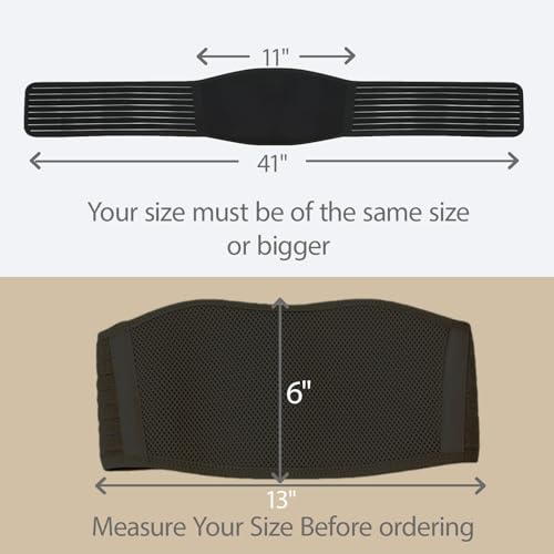 leeveel Belly Bands for Pregnant Women, Pregnancy Belly Band, Adjustable Maternity Belly Band, Relieve Lower Back Pelvic Abdomen Pain, Pregnancy Must Haves (Black)
