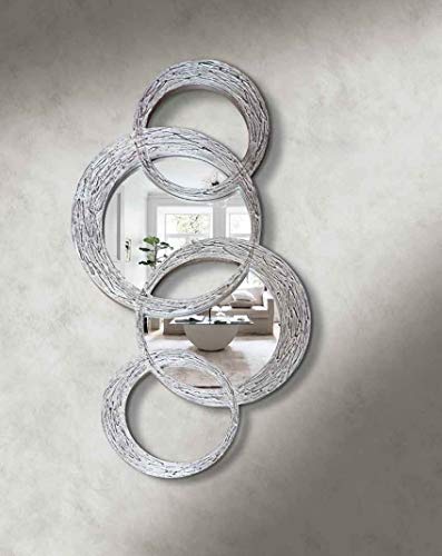 DISARTE - Espejos Modernos - Espejo Bruselas Pan de Plata (133x72)