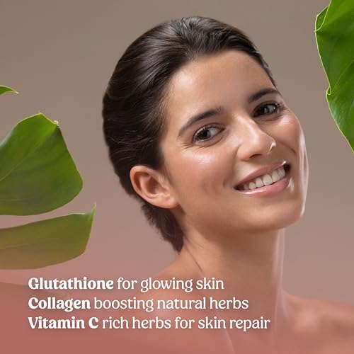 Image of SUPERB SKIN by Glosense | Plant-Based Powder with Glutathione, Amla & Sea Buckthorn | Skin Care Supplement|Tasty Collagen Booster for Glowing Skin, Anti-Aging & Immunity | 120g | 30-Day Supply