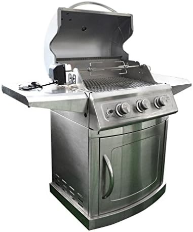 Onlyfire Universal Barbecue Grill 76MM Slide Rotisserie Motor Bracket, Black