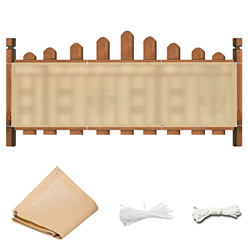 Frangivista Balcone per Protezione, Copertura in Rete per Recinzione con Occhielli in Metallo HDPE Resistente alle intemperie per Cortile Esterno Muro Cortile