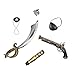 Aurora Store Set Armi Pirata Carnevale Giocattolo con Pistola e Spada antiche Ideali per Halloween Travestimento - Kit 7 Pezzi Revolver, Benda Occhi, Cannocchiale, Anello Bambino e Adulto