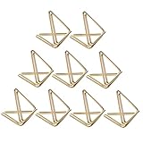 Uonlytech 30Pcs Triangle Shaped Paper Clips Creative Memo Holders for Weddings Notes and Decoration Design and Reliable Paper Clip