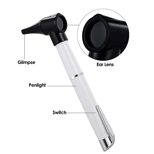 Otoscope--Bysameyee-Portable-Otoscope-for-Doctors-Nurses-Students-Handheld-Ear-Care-Microscope-Tool-Set-with-4-Otoscope-Tips