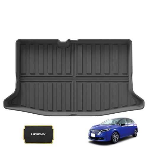 LUCKEASY 日産 ノート オーラ ノート E13系 専用 ラゲッジマット ラゲッジトレイ オーラ 3Dラゲッジマット 立体カーマット TPE素材 防水 滑り止め 防汚 耐久性 取付簡単 ノート E13系 トランクマット 荷室マット アクセサリー カス
