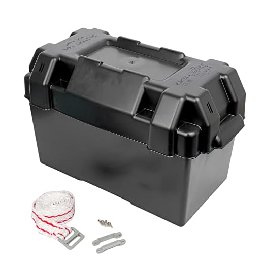 GATE 14 - Caja de batería MAX 110 A Portaherramientas en Polipropileno 38 x 20 x H24 cm (máx. 110 A)