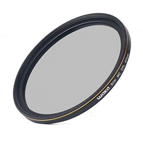 waka 67mm Circular Polarizing Filter, Ultra Slim 16 Layers MRC CPL Glass Polarizer Filter for Canon Nikon Sony DSLR Cameras Lens
