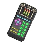 Oxxggkao 3 Soundkarte in Studioqualität für Zuhause und Rundfunk, Fi Konnektivität, High Fidelity Schnittstellenkarte für Podcasting, Musikproduktion, ABS Design mit Mehreren Geräten