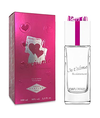 JE T'AIME Passionnément • Eau de Parfum 100 ml • Vaporisateur • Parfum Femme • EVAFLORPARIS Cover