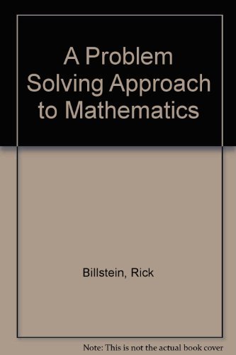 Supplement: Problem Solving Approach to Mathema... 0321168755 Book Cover
