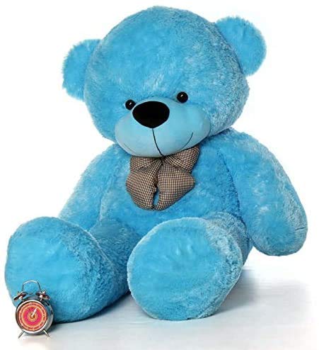 Image of ToYBULK Teddy Bear, Teddy Bear 3 Feet for Girls, Soft Toys for Girls, Big Teddy Bear, Toys for Girls, Birthday Gift for Girls /Wife /Girlfriend /Husband, (3 Feet, Sky Blue)