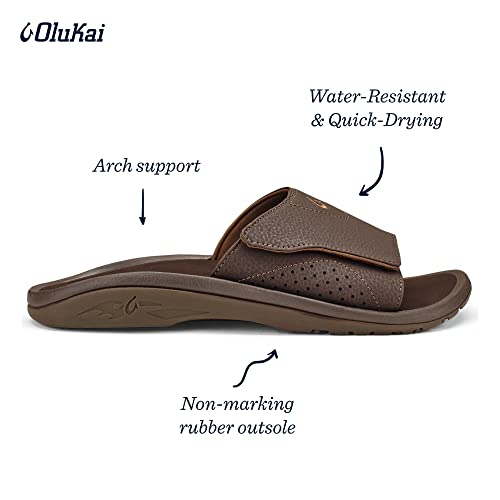Image of OluKai Nalu Slide Men's Versatile Slide Sandals, Water-Friendly & Adjustable Straps, Lightweight & Durable, All-Day Comfort & Support