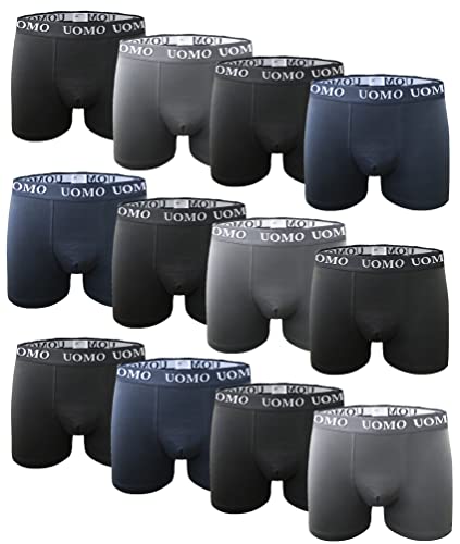 Channo Boxers de Algodón Ajustados Clásicos, Cómodos y Suaves.