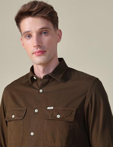 Image of U.S. Polo Assn. Denim Co. Men's Twill Slim Fit Shirt