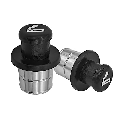 BESULEN Car Lighter Shape Secret Stash Pill Box, 2 Pcs Car Cigarette Lighter Shape Stash Container, Hidden Safe Secret Storage Box, Metal Plastic Case Pill Holder Diversion Organizer Compartment