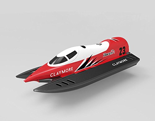 FMTStore CLAYMORE Formula 1 F1 Race Boat 25km/h Auto-roll-back 2.4G Brushed RC Racing Boat V795-2 Flip Proof (Assorted Color) - Thumbnail 2