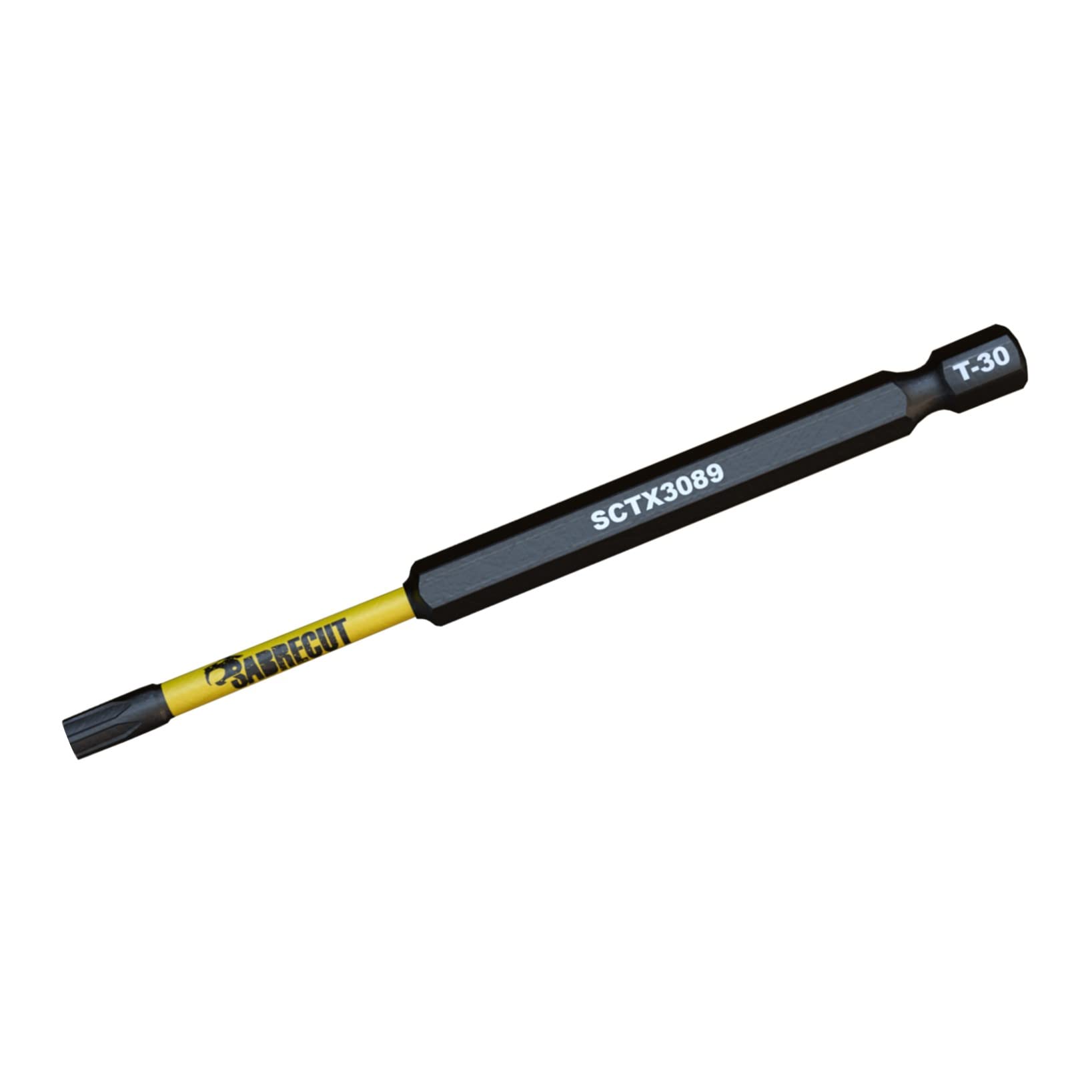 SabreCut Set 5 Punte Per Cacciavite A Impatto SL7 89mm Con Protezione A Torsione, Magnetiche, Per Dewalt, Milwaukee, Bosch