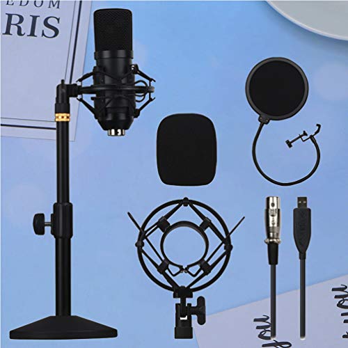 EXCEART 1 Set USB-Aufnahmemikrofon Professionelles Podcast-PC-Mikrofon Studio Nieren-Kondensatormikrofon mit… – Bild 6