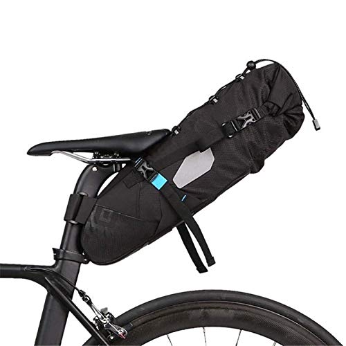 Bicycle Waterproof Bag Bicycle Saddle Bag Waterproof Large 3-7L Bike-Packing Style Seat Pack Adjustable Capacity Bicycle Saddle Bag Ranger Cycling Adventure Pack