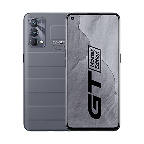 realme GT マスター エディション ロック解除済みスマートフォン、Qualcomm Snapdragon 778G 5G プロセッサー、120Hz Samsung AMOLED フルスクリーン、65W SuperDart 充電、64MP メインカメラ、6+128GB、トラベラー グレー