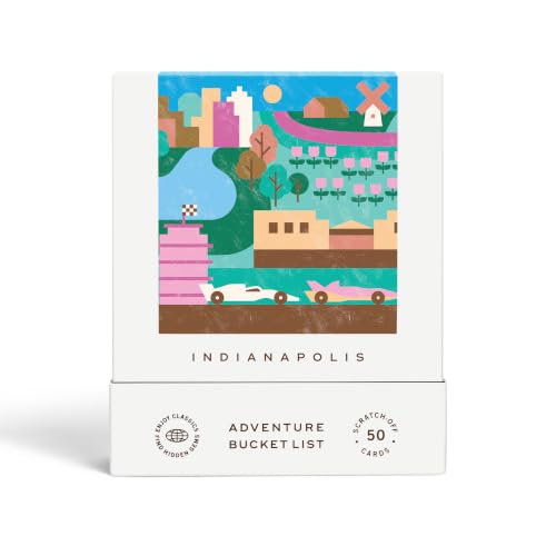 Image of Indianapolis Adventure Bucket List: 50 Scratch-Off Cards for Outdoor Activities, Tourist Attractions, and Road Trips - Perfect Travel Gift and Guide for Exploring Indiana