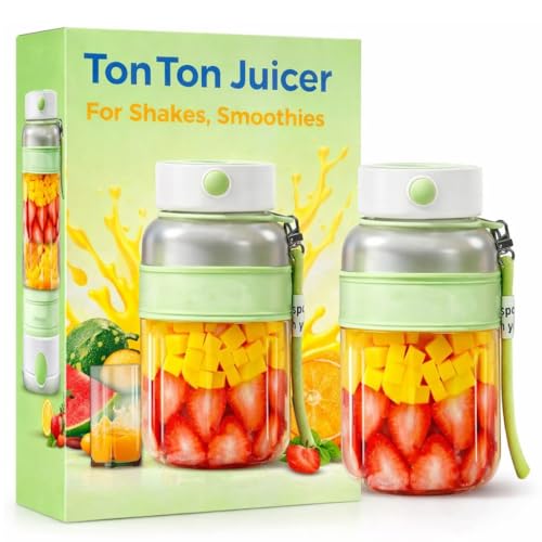 Image of Vankor USB Rechargeable Blenders for Smoothies and Juices, Juicer Mixer Grinder Mini Portable Juicer Blender, Portable Blender, Personal Size Mini Juice Mixer, Electric Fruit Juicer Machine