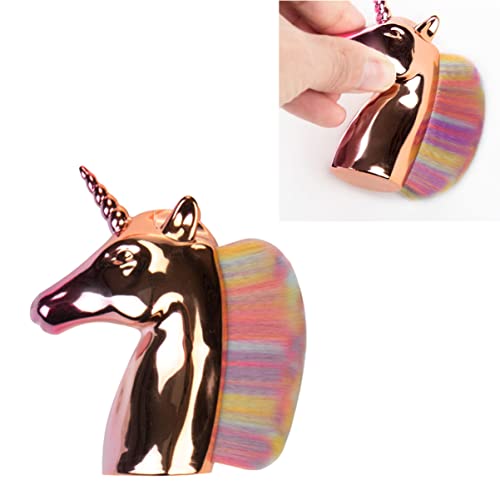 FRCOLOR Make Up Pinsel Satz Regenbogenfarben Einhorn Design Roségold Kosmetikpinsel Kunstfaser Schminkpinsel für Frauen Mädchen Kosmetik Zubehör Puderpinsel Schminkset FRCOLOR Make Up Pinsel Satz Regenbogenfarben Einhorn Design Roségold Kosmetikpinsel Kunstfaser Schminkpinsel für Frauen Mädchen Kosmetik Zubehör Puderpinsel Schminkset