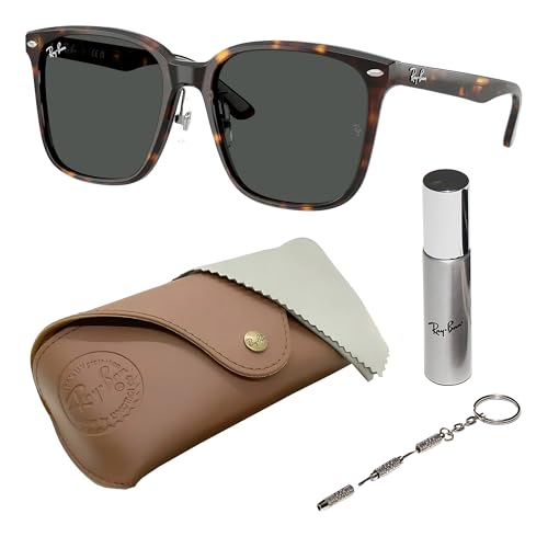 Ray-Ban RB2206D Square Shaped Sunglasses for Men & Women with Official RAYBAN Eyewear Kit
