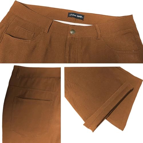 EVEDESIGN Mens Bell Bottom Pants 70s Disco Outfits for Men Vintage Breathable pants