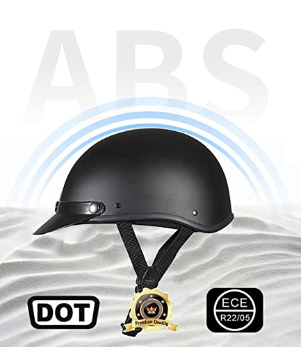 Classic Mezzo Casco da Motociclista Adulti Casco