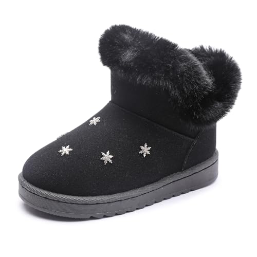 Bottines d'hiver filles PPXID aux pieds au chaud grâce à la doublure neige
