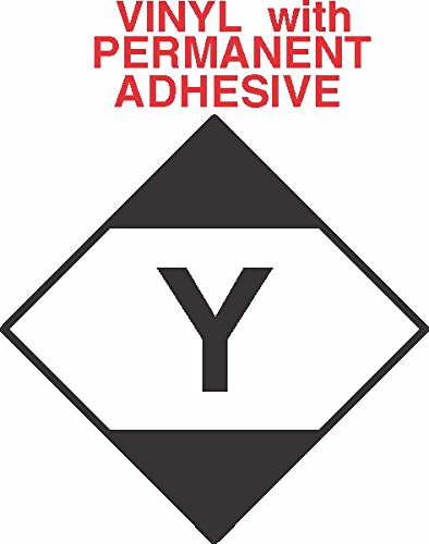 GC Labels-V34122, Limited Quantity 2x2 Vinyl Labels (With Y), Roll of ...