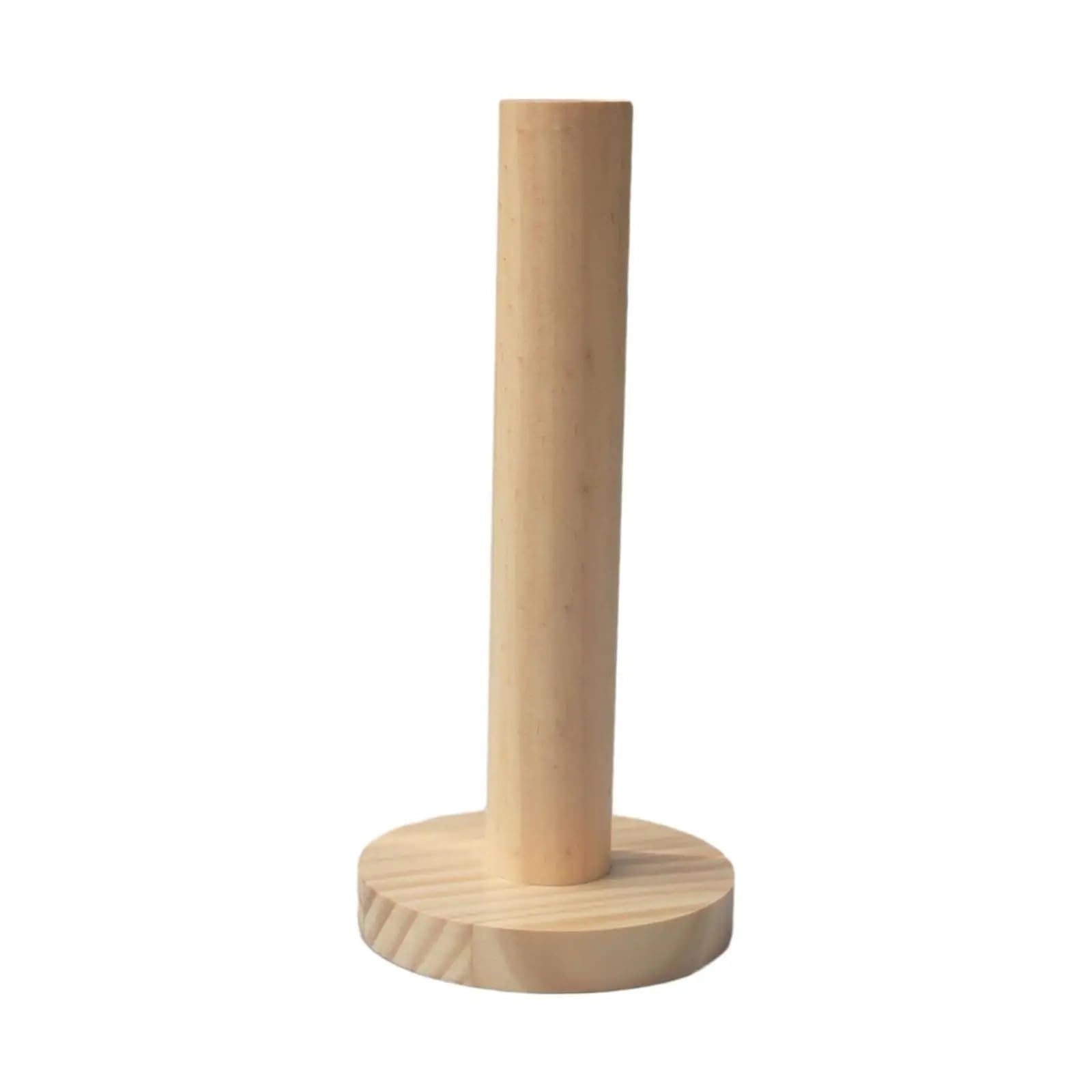 ZIHDKE Bracelet Holder Stand Vertical Bracelet Holder Wood Tabletop Bracelet Display Stand Bangle Display Holder For Watches Bracelets Scrunchies Hair Bands(L)