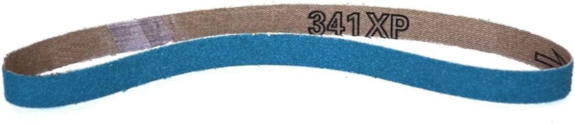 Zirconia Alumina Sanding Belt 1-1/2" x 30" – Grit 60 120 180 240-100 Pack Durable Abrasive Belt for Heavy Duty Sanding – Ideal for Metal & Wood burnishing for Pipe Tube Polisher Sander Grinder