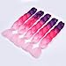 Showjarlly 5 Piezas Ombre Jumbo Braid Pelo Sintético 24 Pulgadas 100g Kanekalon...