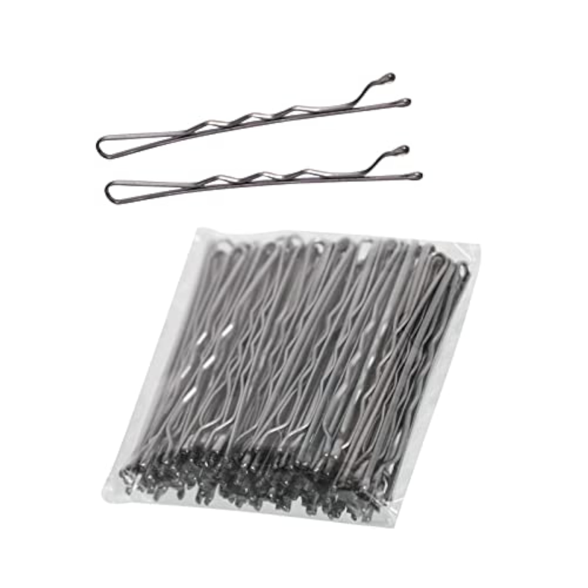 Women's Silver Hair Pins for Hairdressing, 100 Pack