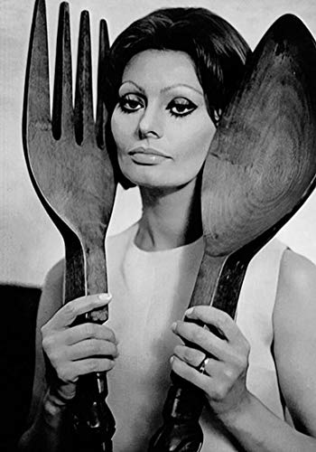 Mangiaspaghetti 37 Sofia Loren cm 35x50 Poster