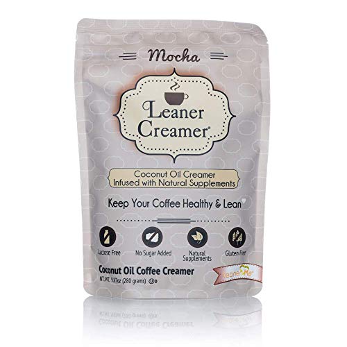 Leaner Creamer Natural Coconut Oil Coffee Creamer Powder - Decadent Mocha