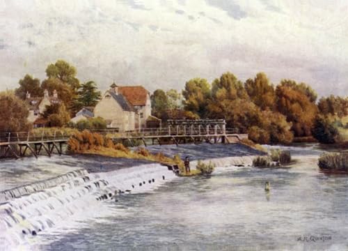 Tableau sur toile Barrage de Hambledon impression haut de gamme Alfred Robert Quinton