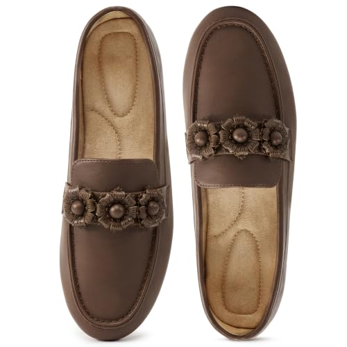Ecetana Floral Slip-On Flats