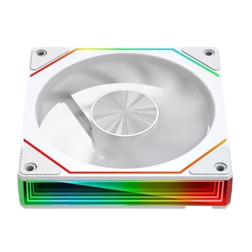 Ventilador de caja de computadora de 120mm ARGB kit de refrigeración líquida y chasis con mando 5